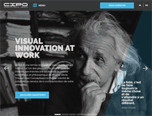Tablet Screenshot of conceptexpo.com